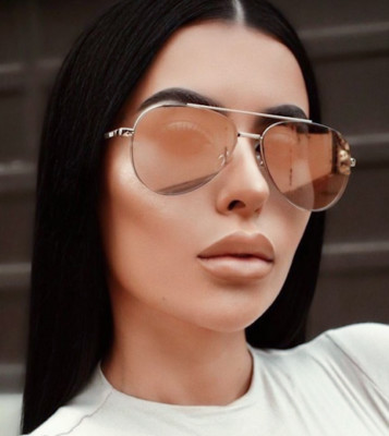 pink mirrored aviators