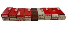 Lot of 9 Vintage RCA Radio TV Amplifier Vacuum Electron Tubes - NOS