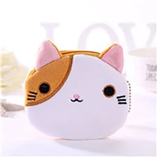 2022 New Soft Plush Women Mini Coin Purse Zipper Bag Cute Key Wallet Gift Bag