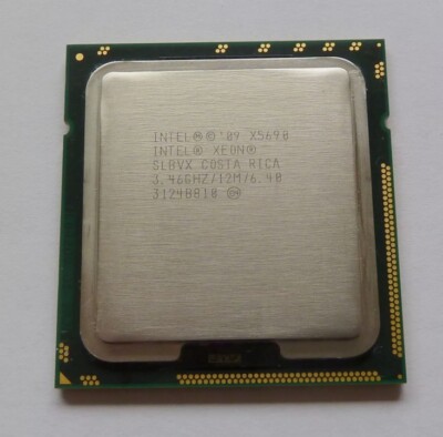 Matched Pair Intel Xeon X5690 3.46GHz 6.4GT/s 12MB 6 Core 1333GHz