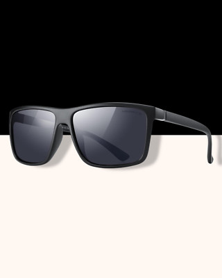 Rectangular Polarized Sports Sunglasses Men Women Cycling UV400 S8225