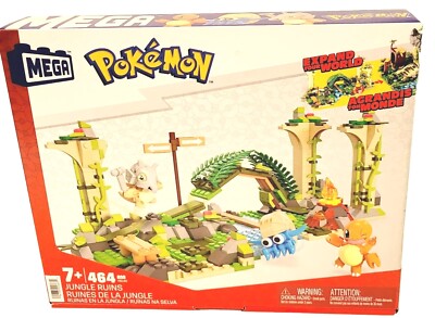 MEGA POKÉMON JUNGLE RUINS BUILDING SET - 456PCS , Rare, Not Sold in Stores