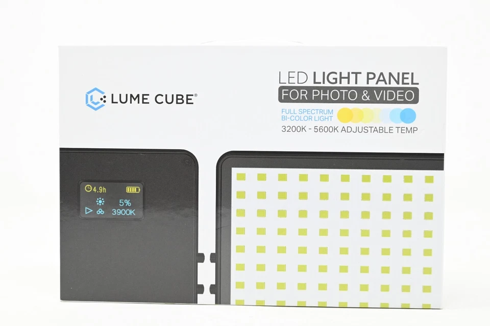 Painel cubo Lume - Luz de painel LED bicolor espectro total (#B31) - Imagem 3 de 4