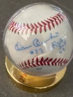 Dan Osinski Signed Baseball #37 Boston Red Sox 1967