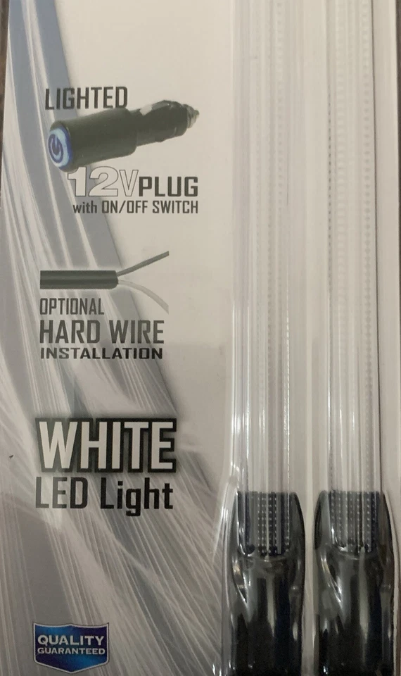 Nuevos Accesorios Personalizados 23713 Blanco LED 12V 15" Cristal Barras de Luz Nip. Foto 4 de 4