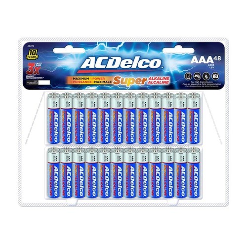 (48-Pack) AAA Batteries, Triple A Bulk Pack Ideal for TV remote,MP3 players new - Picture 3 of 3