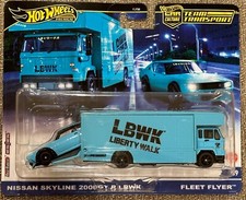 2024 Hot Wheels Team Transport 69 Nissan Skyline 2000gt-r Lbwk Fleet Flyer
