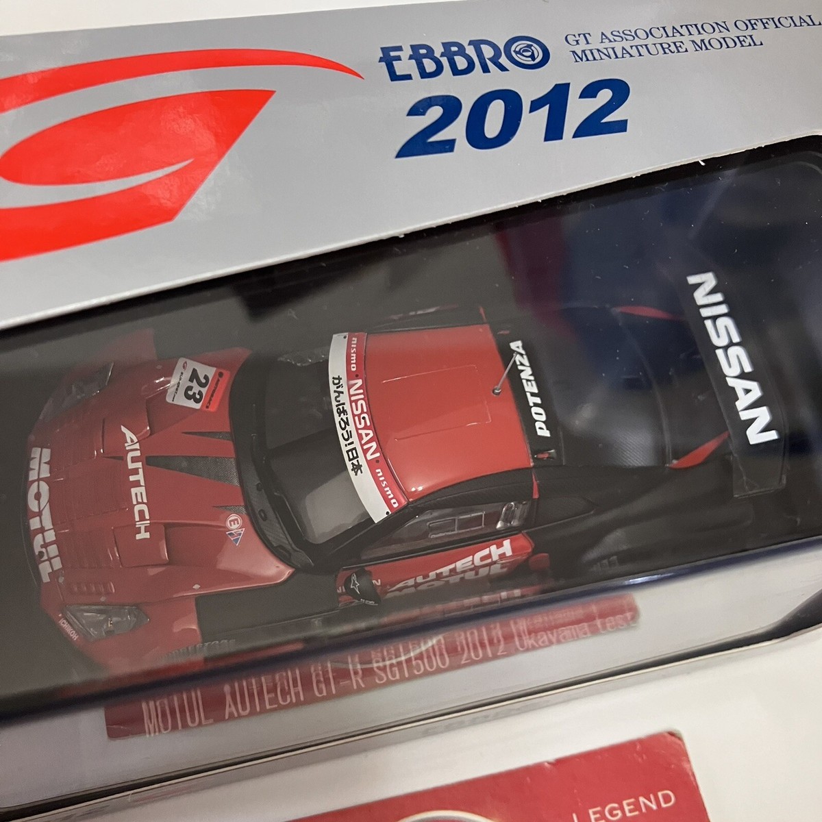 ミニカー Ebbro Nissan Motul Autech GTR 2011 Rare EBBRO Motul Autech Nissan GT-R Super GT 500 1:43 JDM