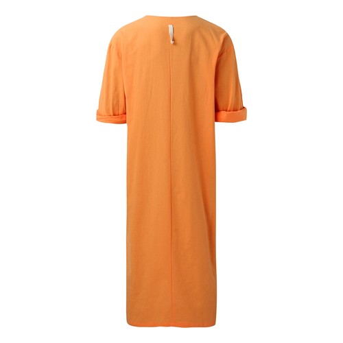 Men's Caftans V-Neck Cotton Linen Home Robes Side Split Kaftan Muslim Long Gown - Picture 8 of 20