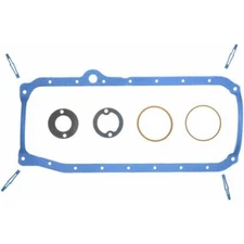 Fel-Pro OS34500R Oil Pan Gasket 1-Piece Rubber/Steel Core Chevy GMC 5.0/5.7L Ea