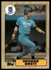 1987 Topps #400 George Brett Kansas City Royals
