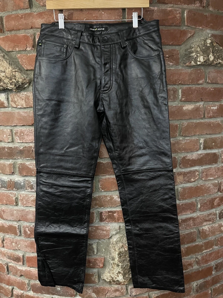 Dkny leather pants store