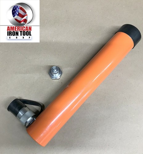 Hydraulic Cylinder 10 Ton Single Acting 10-1/8" Stroke matches many brands size - Picture 2 of 4