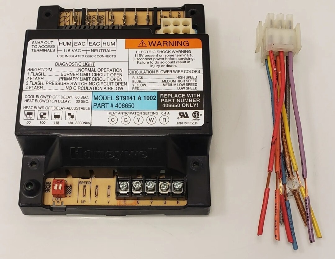 Honeywell St9141a1002 406650 Furnace Control Circuit Board for sale