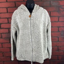 Warm  Cozy Hoodie Woman Small Sherpa