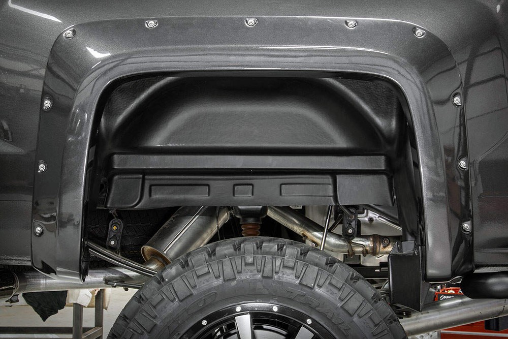 Rough Country Rear Wheel Well Liners for 2014-2018 Chevy Silverado 1500 - 4214