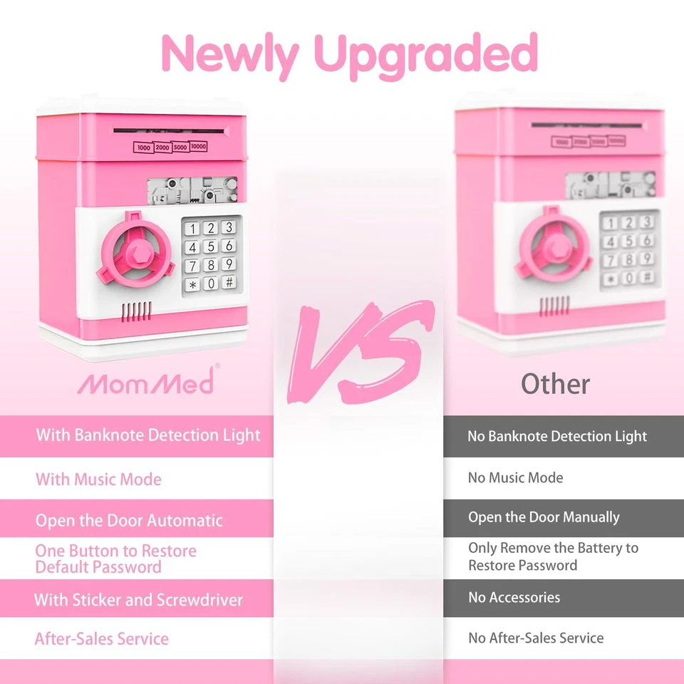 Spardose Kinder Geldautomat Spardose Elektronische Spardose mit Passwortschut... - Bild 2 von 4