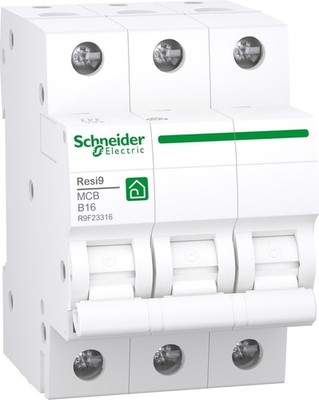 Schneider Electric R9F23316 Leitungsschutzschalter Resi9 3-polig B16A 6kA