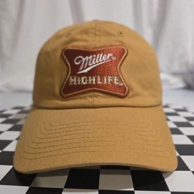 Miller High Life Hat American Needle Gold Mustard Beer Dad Cap  Strapback