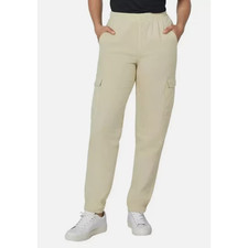 XL Ladies Gap Twill Cargo Tan Pull On Pants NEW