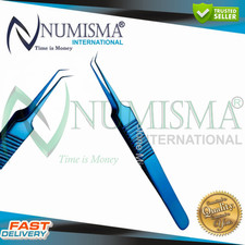 Trapianto Capelli Impianto Posizionamento FUE Pinza Angolare | Rivestimento Titanio Blu