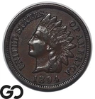 1894 Indian Head Cent Penny, Choice AU++/Unc Better Date