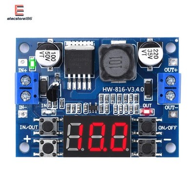 LM2596 DC7-36V to DC0.5V-35V Digital Step Down Buck Voltage Regulator Module