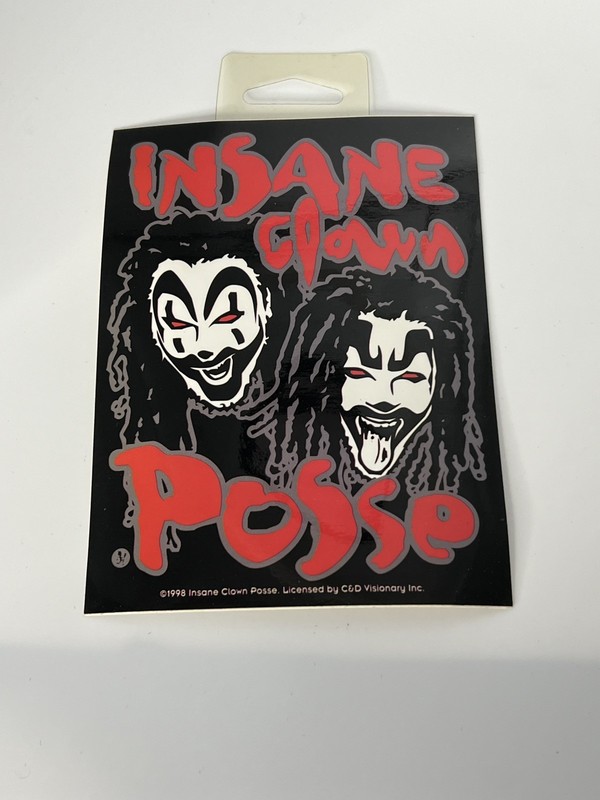 C&D Visionary Inc. Insane Clown Posse Vinyl Music Sticker Black Red