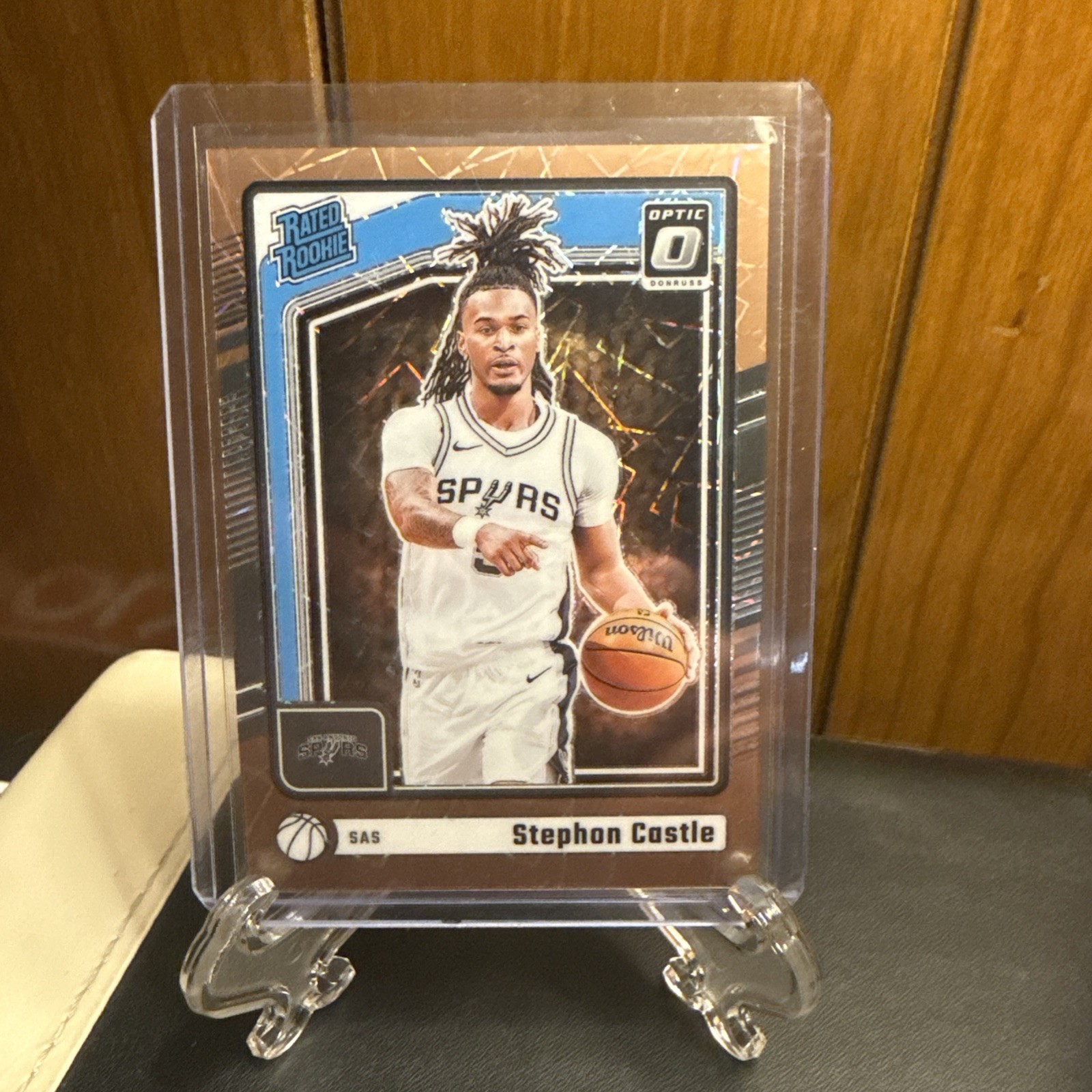 2024-25 Donruss Optic Rated Rookie Stephon Castle #254 RC Bronze Velocity /125
