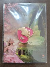 2024 Wicked Movie AMC Theaters Glinda-Ariana Grande Pink Heart Shaped Lapel Pin
