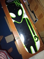 Rare, vintage AWS X Rob Dyrdek X Monster Energy skateboard deck