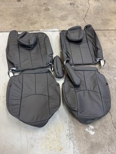 2003-07 Classic Chevy Silverado Front Katzkin Leather Seat Covers Graphite