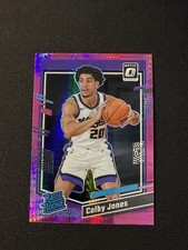 2023-24 Panini Donruss Optic - Rated Rookie Colby Jones #246 Pink Hyper Prizm RC
