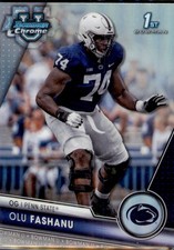 2023 Bowman University Chrome #122 Olu Fashanu Refractor