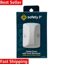 Outlet Cover with Cord Shortener for Baby Proofing