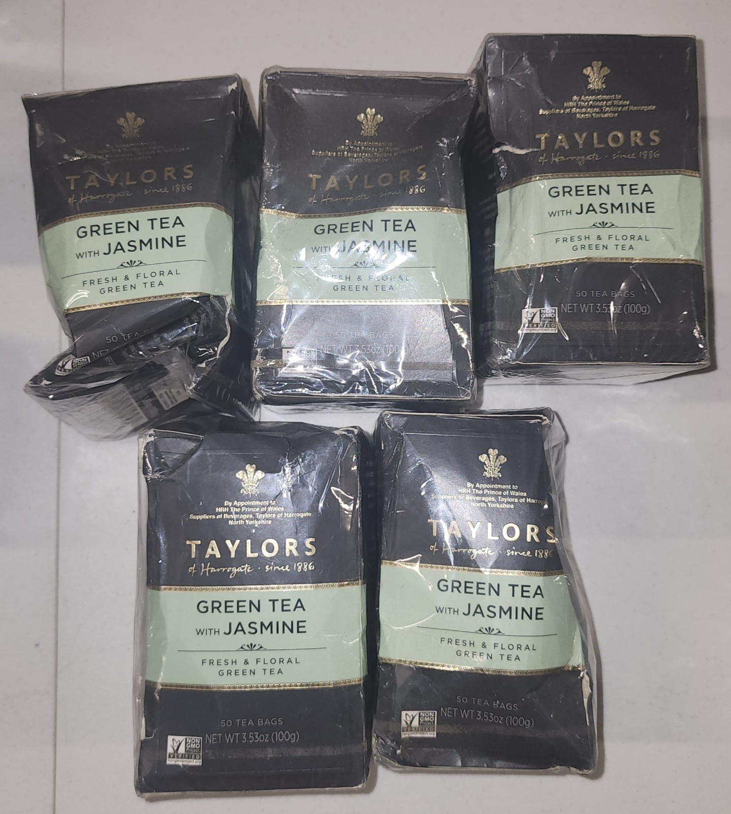 With Jasmine, 50bags Damaged Boxes Sealed 07/26