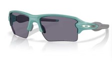 OAKLEY FLAK 2.0 XL SUNGLASSES MATTE PACIFIC TEAL BLUE / PRIZM GREY OO9188-K159
