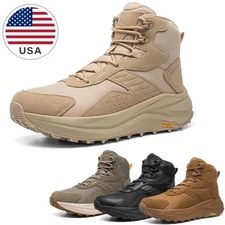 Men's Hiking Trekking Boots Wide Toe Box Low Drop Waterproof Outdoor Shoes US