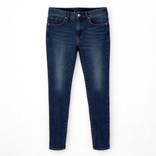 Uniqlo Women s Dark Wash Skinny Jeans Size 30 Stretch Slim Fit Denim