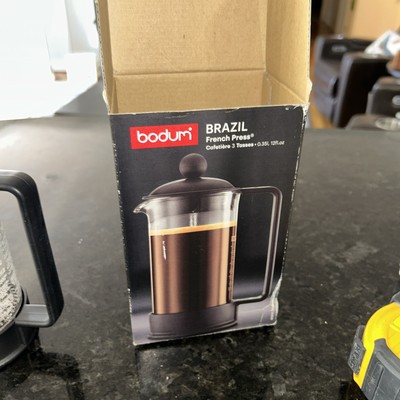 Bodum BRAZIL 1543 3 Cups Coffee Maker French Press Nib