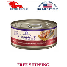 12Pack Wellness  Signature Selects Adult Cat Wet Food-Grain Free, Flaked, 5.3 Oz
