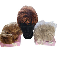 Lot 3 Paula Young DAISY Wigs White 60 Capri Copper 33/28 Golden Lights SF613/14