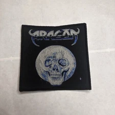 ARAGON, BLACK BORDER, 4X4 INCHES, WOVEN PATCH