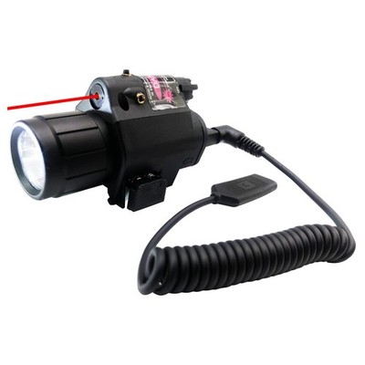 Compact Flashlight with Laser Sight, Green Red Laser Sight and 200 Lumens Fla...