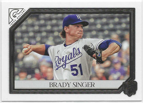 2021 Topps Gallery Brady Singer #66 card