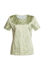 CHRISTOPHER ESBER SATINNED SILK CRUSH TEE PIS...