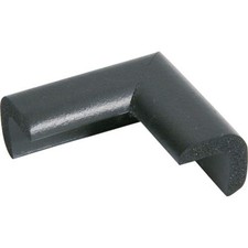 TRUSCO Safety Cushion for Corner Extra Fine 1 Piece Black TAC80 x 50 Pieces