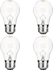 Appliance Oven Light Bulb A15 40W High Temperature 500 Degrees Resistant for Ref