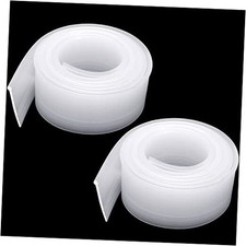 2 Roll Shower Door Bottom Seals,Clear Shower Sweep Door Seal Silicone