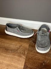 Women s Hey Dude Gray Wendy Shoes Size 9 Confetti Black Slip On Comfort